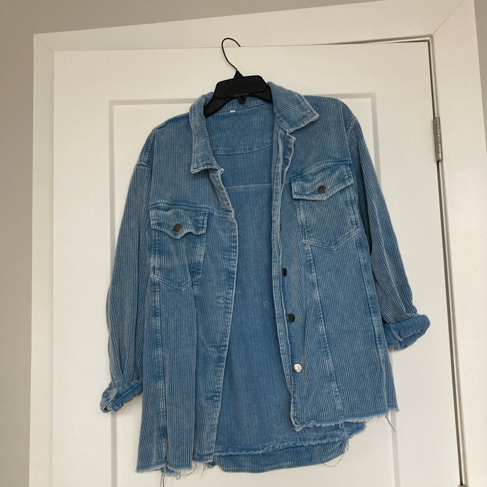 Vici dolls shacket courdouroy